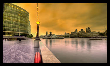 southbank view of HMS Belfast