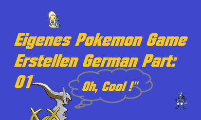 Pokemon Game German Tutorial