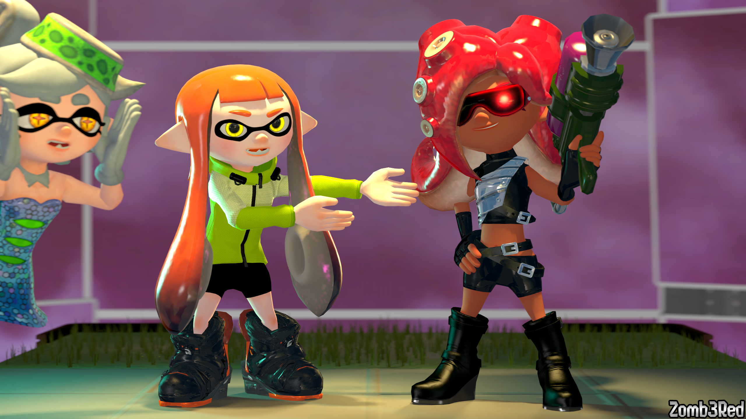 Octoling doing the JoJo pose : r/splatoon