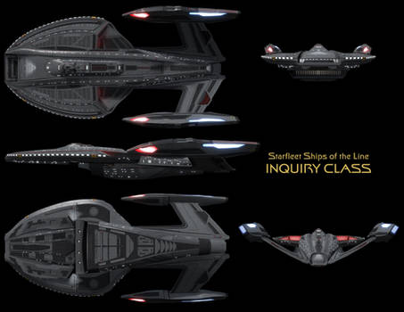 Inquiry Class Starship - High Resolution