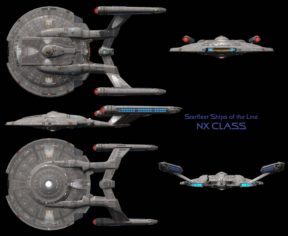 NX Class Starship - High Resolution by Enethrin on DeviantArt
