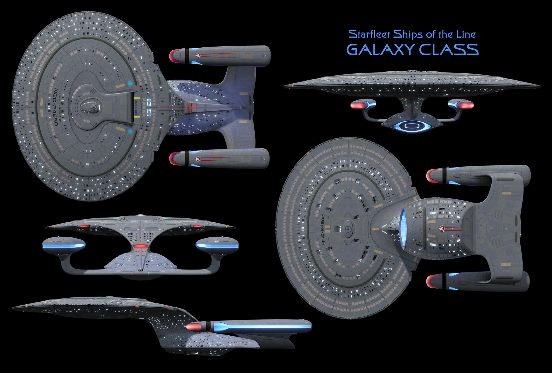 Galaxy Class Starship High Resolution By Enethrin On DeviantArt galaxy-class-starship-high-resolution-by-enethrin-on-deviantart