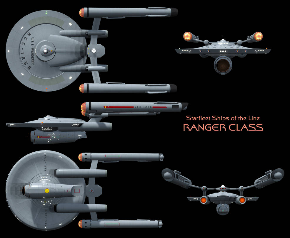 Ranger Class Starship - High Resolution by Enethrin on DeviantArt
