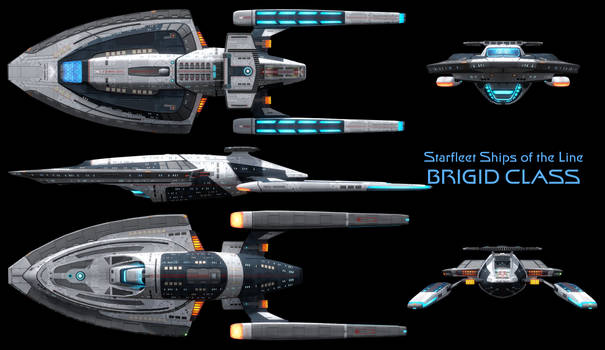 Brigid Class Starship - High Resolution