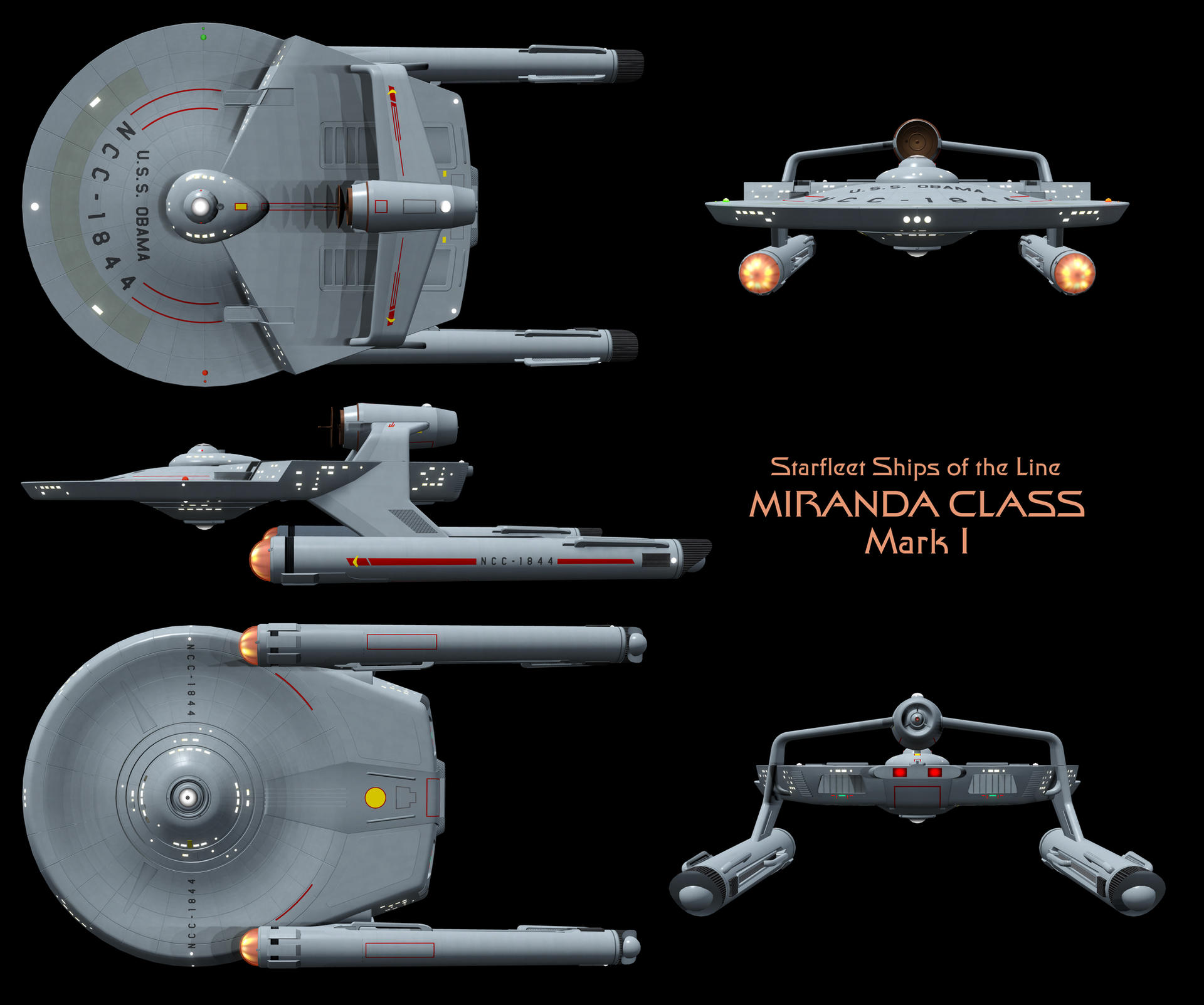 Miranda Class Miranda Class MK I by Enethrin on DeviantArt