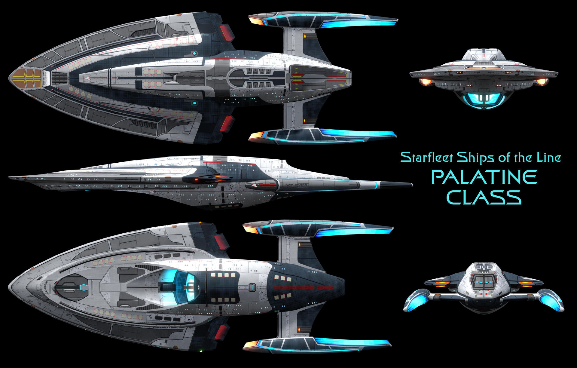 Palatine Class Starship - High Resolution by Enethrin on DeviantArt