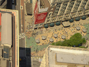 View of Macy's from atop the Empire State Building