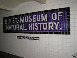 Subway Signage: Museum of Natural History