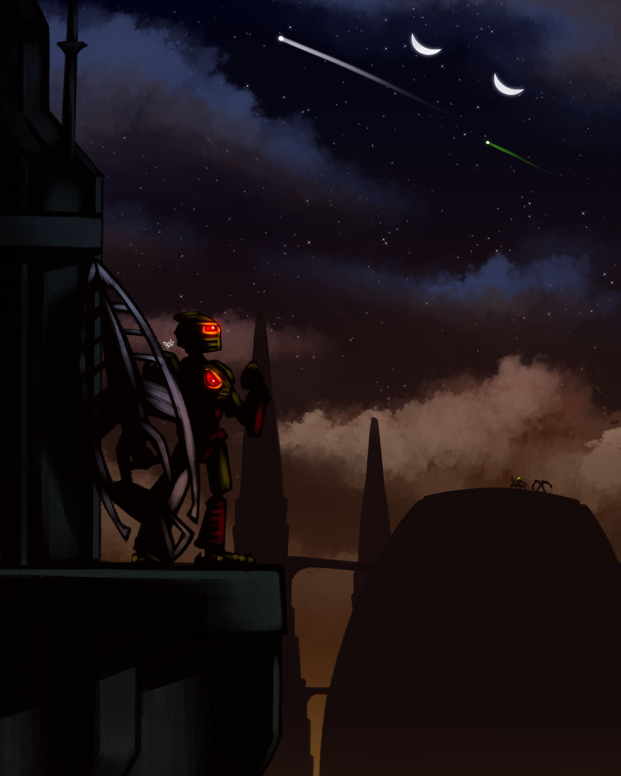 A Toa finds their Brothers by RahkshiChao on DeviantArt
