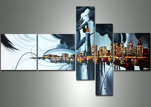 Abstract painting Toronto Multipanel Painting