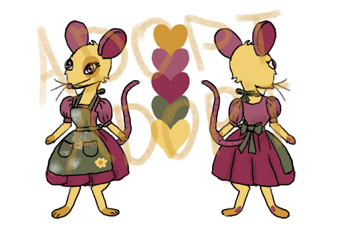 Cottage Core Computer Mouse Cottagecore Mouse adoptable by BettyBat444 on DeviantArt
