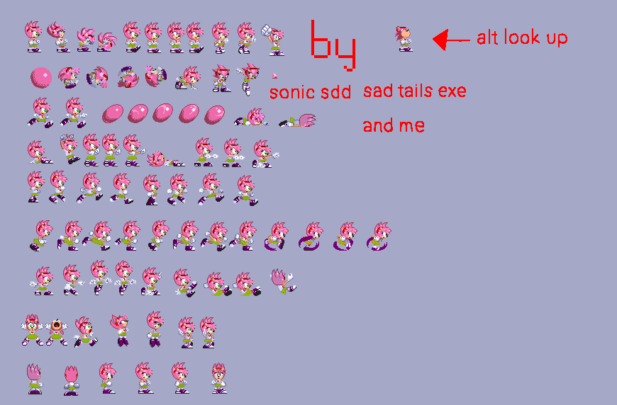 Fleetway Sonic Sprite Sheet by Xyang123456 on DeviantArt