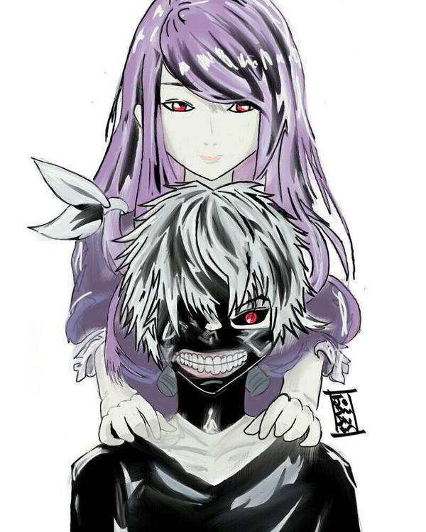 Kaneki Devours Rize Rize and Kaneki by gargis92 on DeviantArt