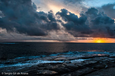 Atardecer en La Caleta (Sunset in Caleta de Adeje)