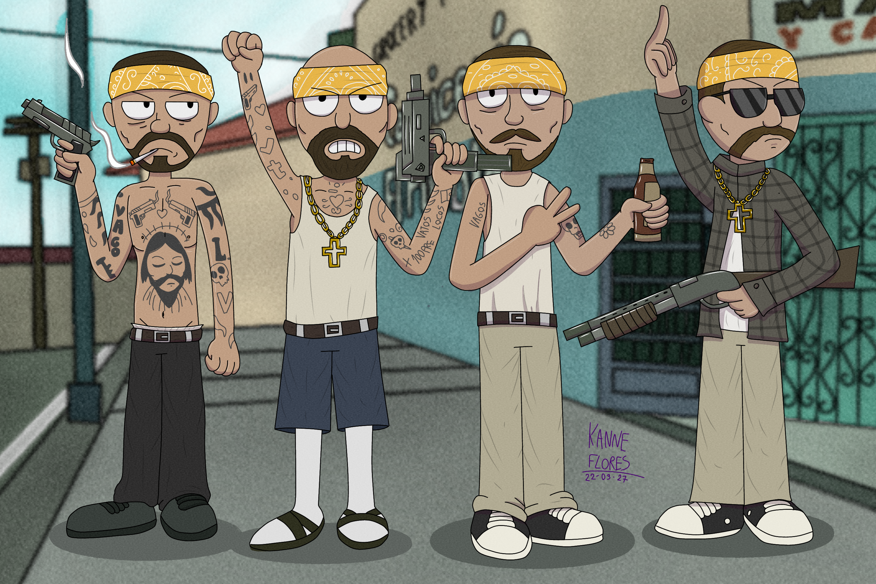 Vagos Deviantart GTA SA: Los Santos Vagos by GabFl on DeviantArt