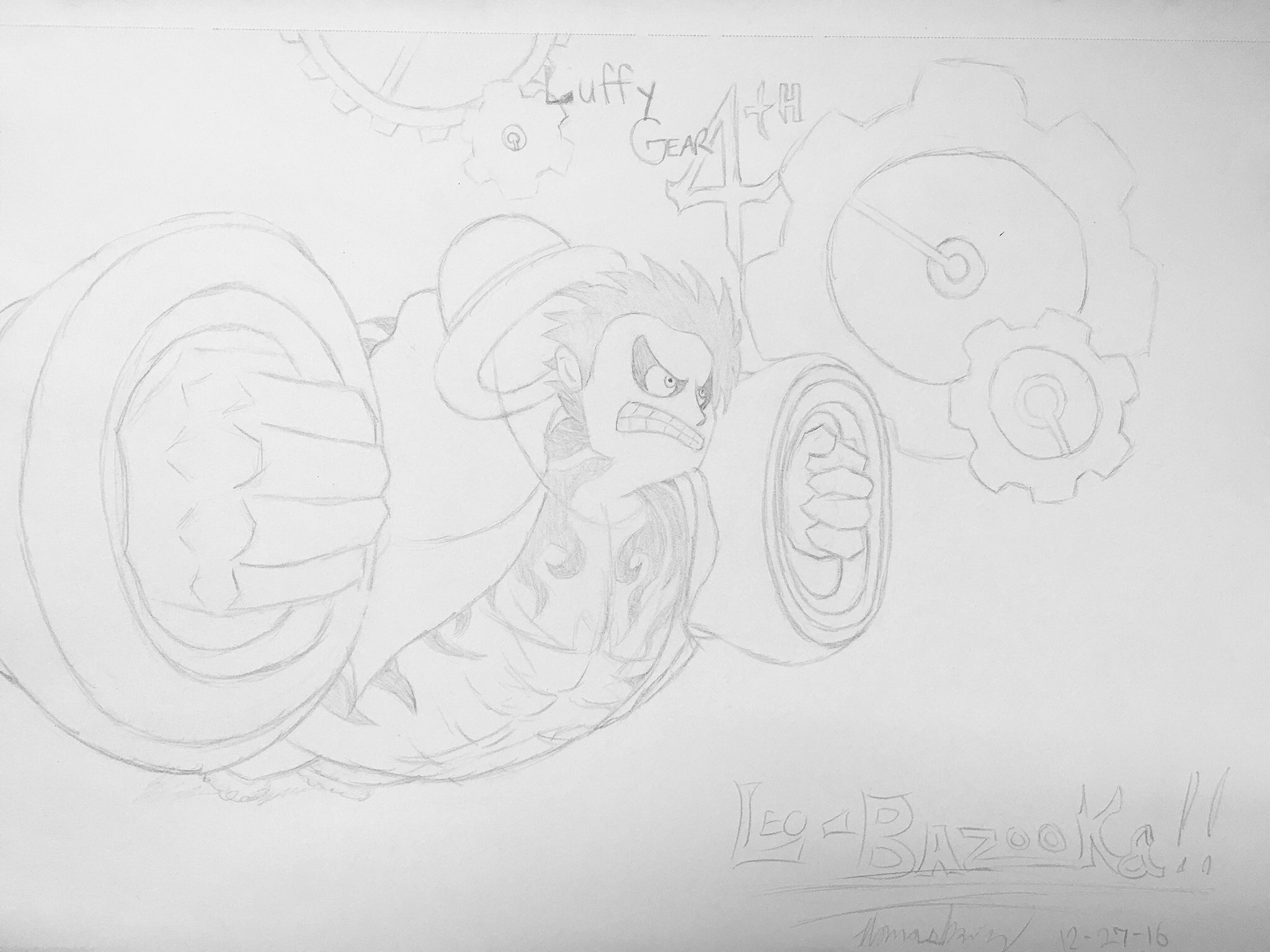 Luffy G4 Sketch Gomu Gomu No Leo Bazooka By Gear2ndgandalf On Deviantart Luffy G4 Sketch Gomu Gomu No Leo Bazooka By Gear2ndgandalf On Deviantart