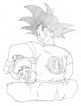 Goku and Gohan