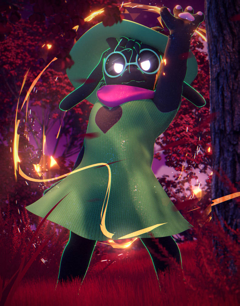 Ralsei's magic power by Hevexy3 on DeviantArt