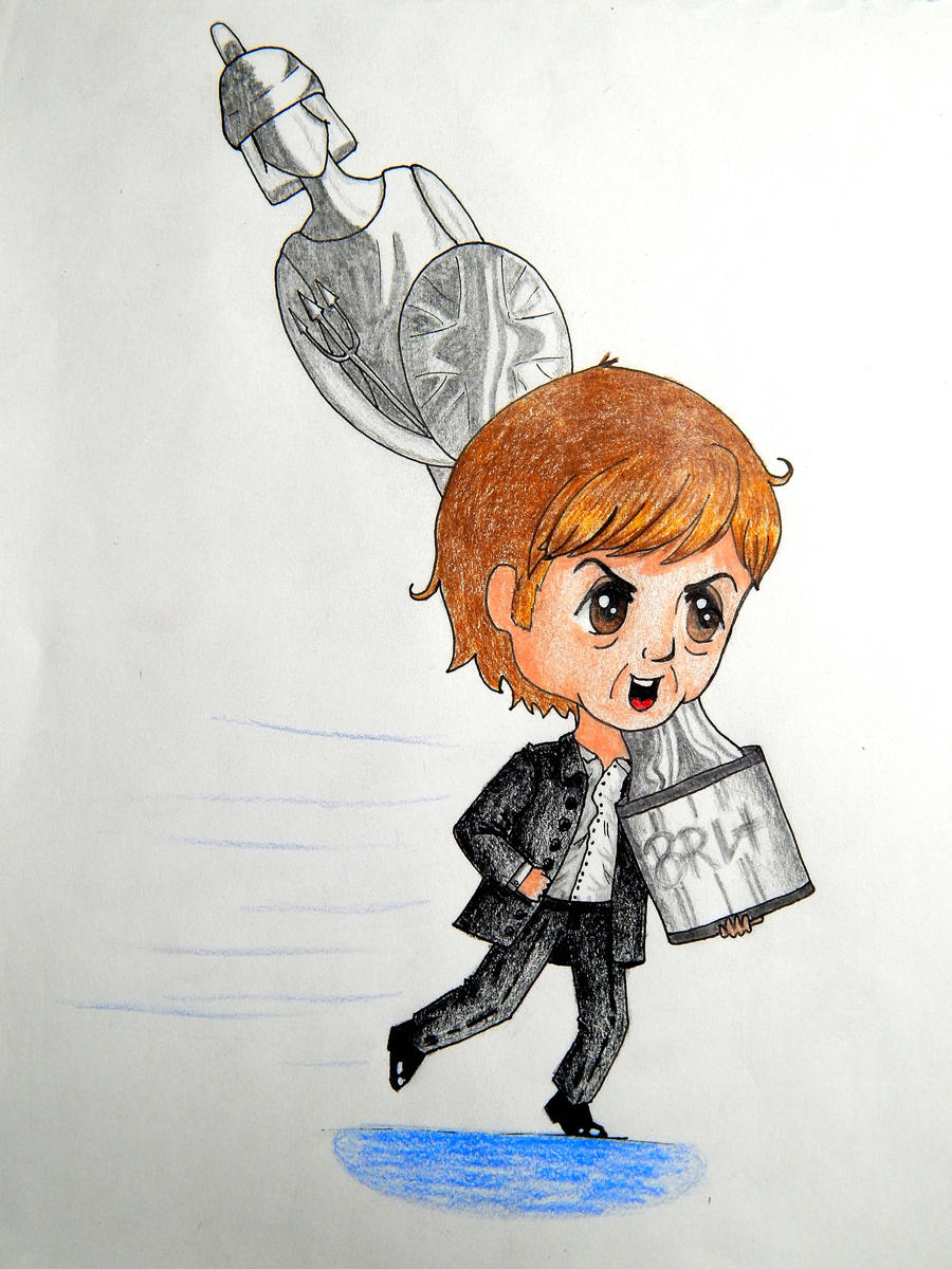 Little Paul Stealing His Brit Award