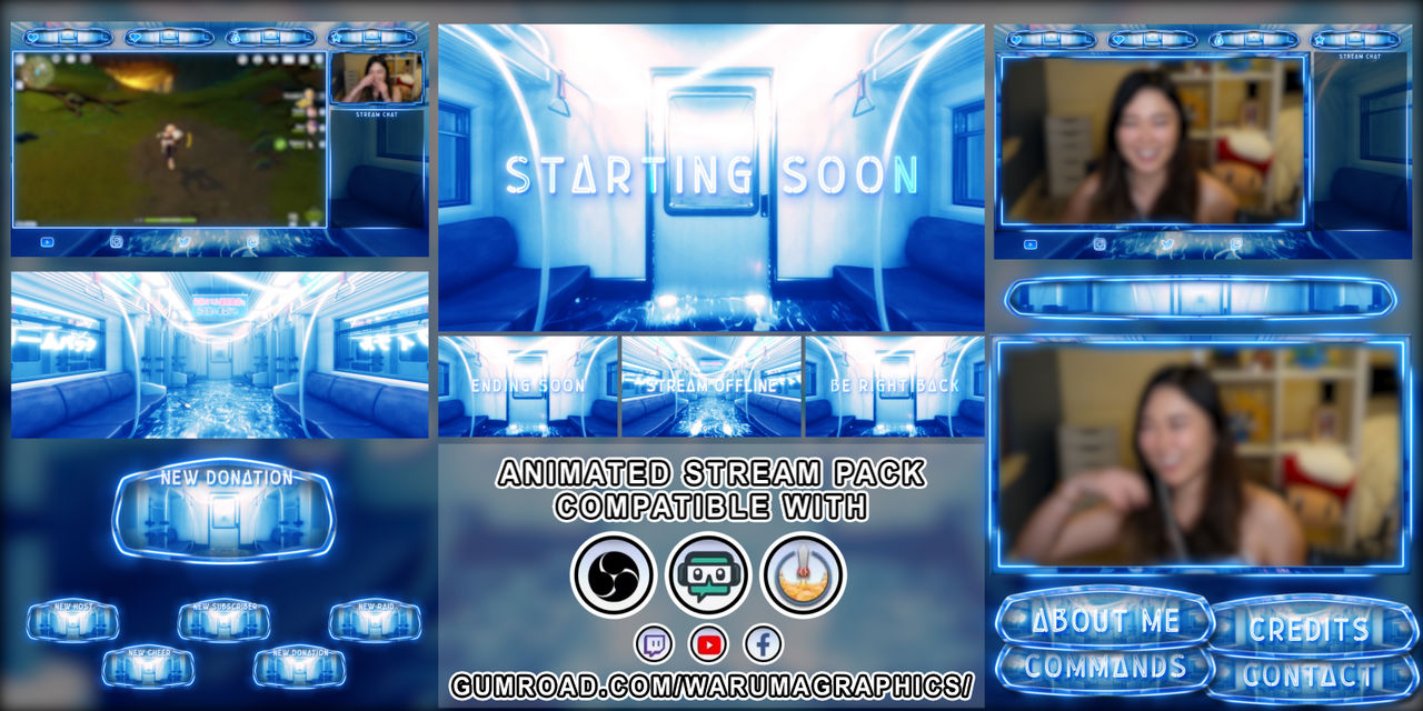 Blue Stream Pack by WarumaGraphics on DeviantArt