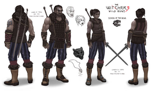 The Witcher 3 - Character concept by Tan Zhong Lin