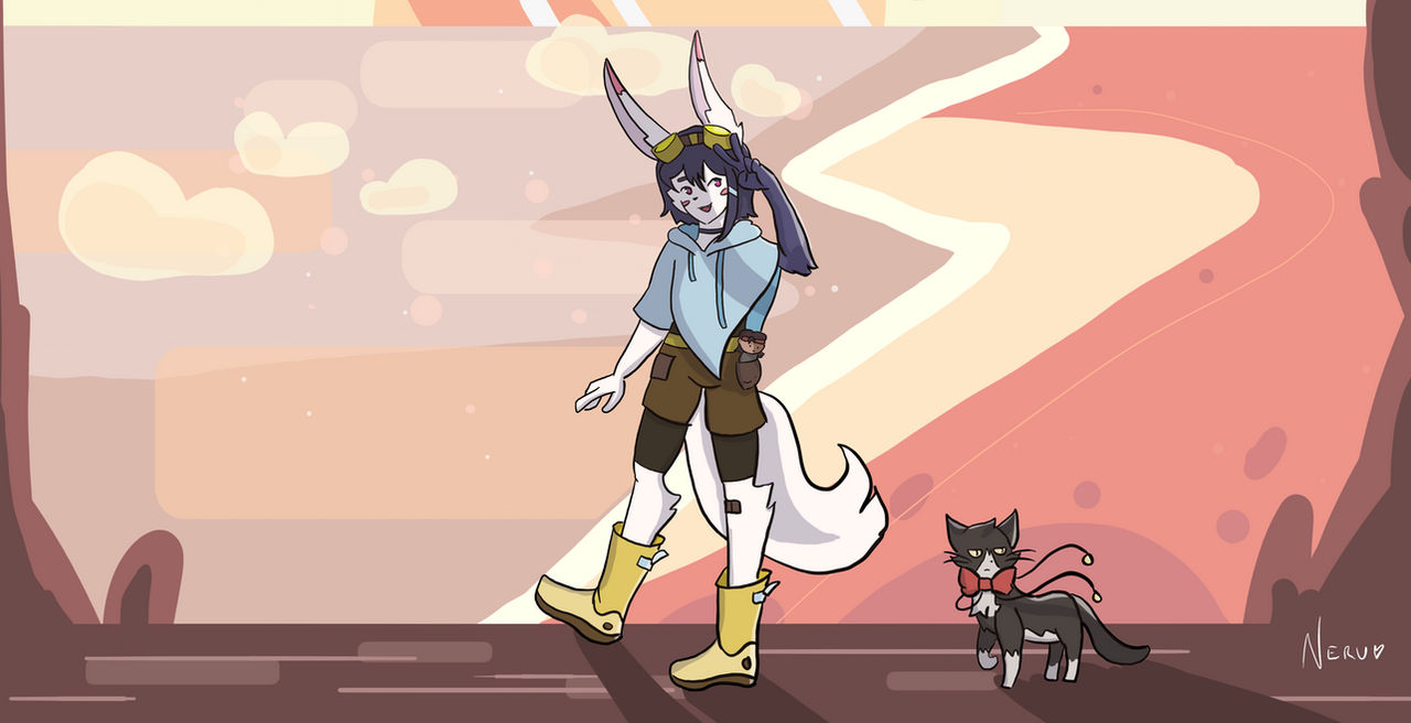 Walk In Rabbit Human Rabbit Walk by CitrusCal on DeviantArt