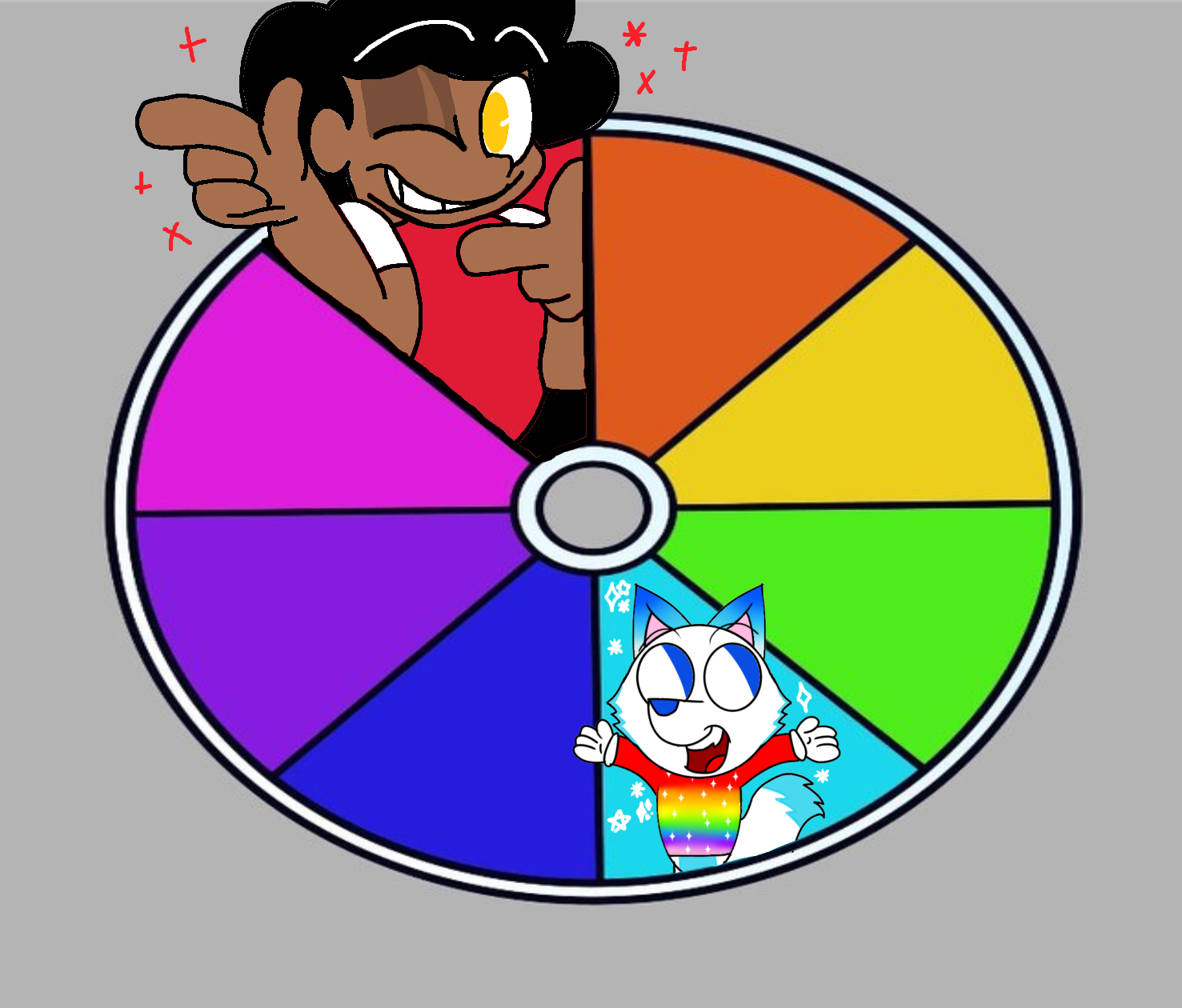 Deviantart Color Wheel Collab Color Wheel Character Collab by blizzarddawolf on DeviantArt