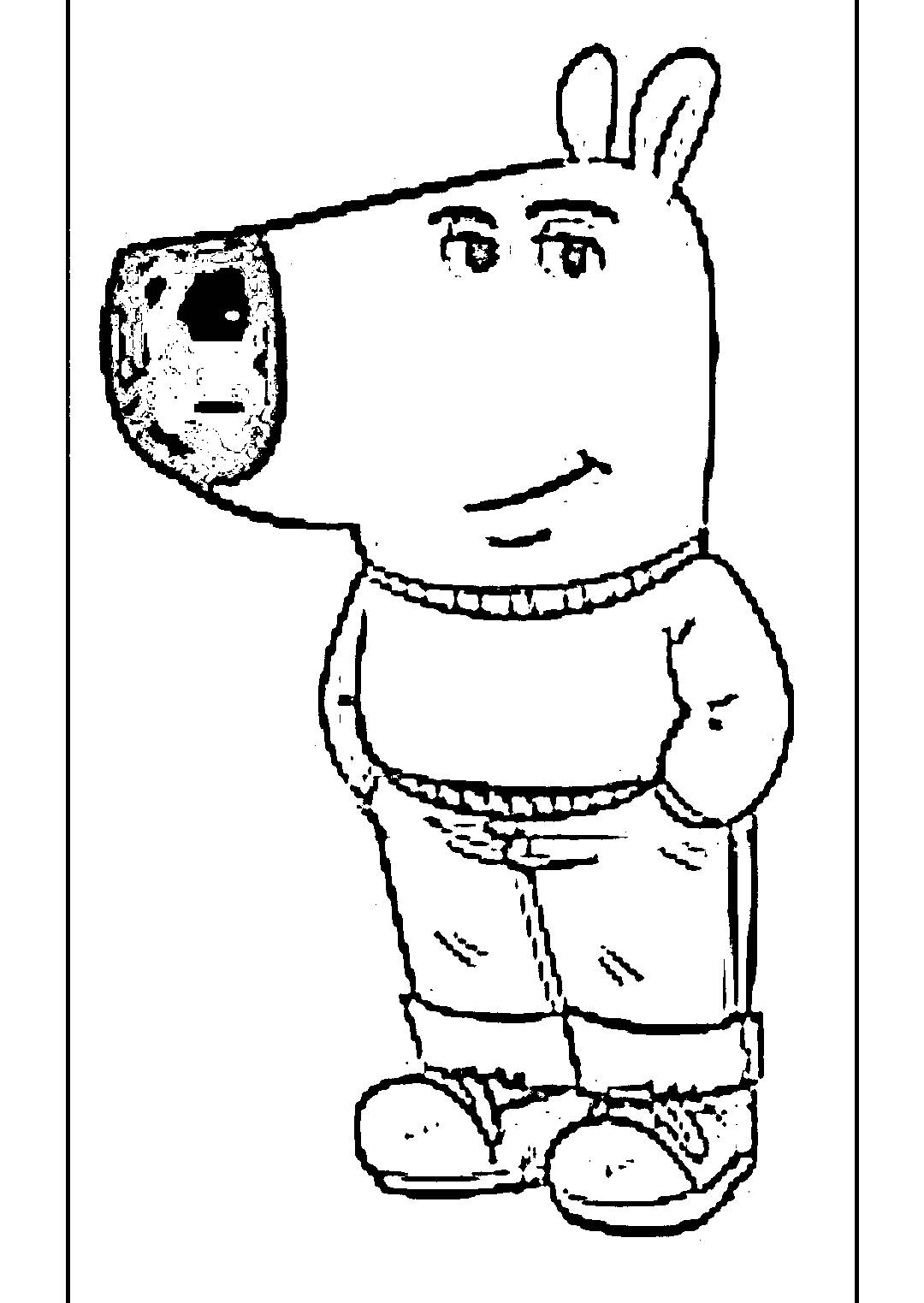 Chill Guy Coloring Page — Detail 4 Chill Guy Coloring Page — Detail 4