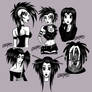 Goth And Darkly Inclined Women Compilation