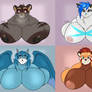 YCH Busty Pecs Batch #1