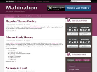 Mahinahon Free WordPress Theme