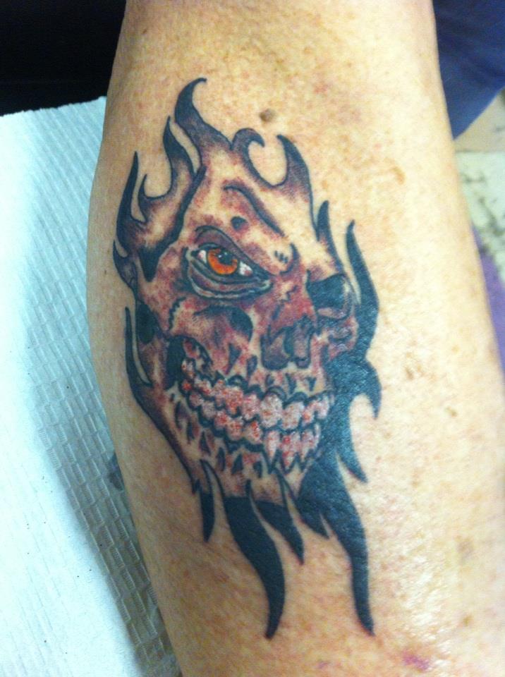 Tribal skull