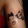 Ubu bubu with eyeballs tattoo