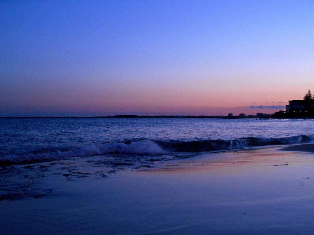 Tranquil Beach at Twilight