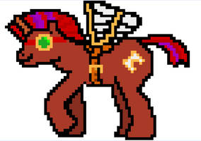 Pixely Pony (Iron Gear AKA The Mechanical Alicorn)