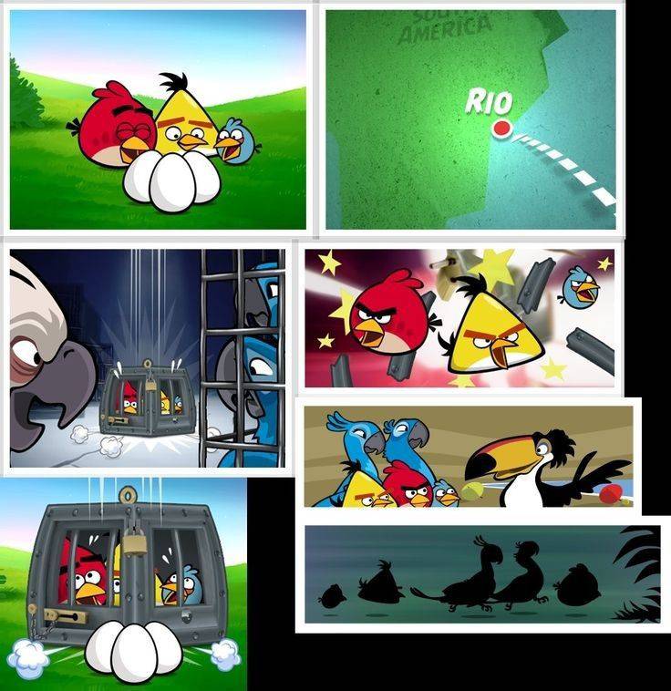 Angry Birds Rio Crossover Angry Bird Rio Comic #1 by farrelardanhalid on DeviantArt