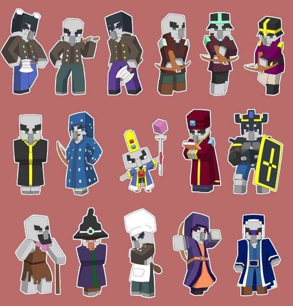 Minecraft : Illager Type by farrelardanhalid on DeviantArt