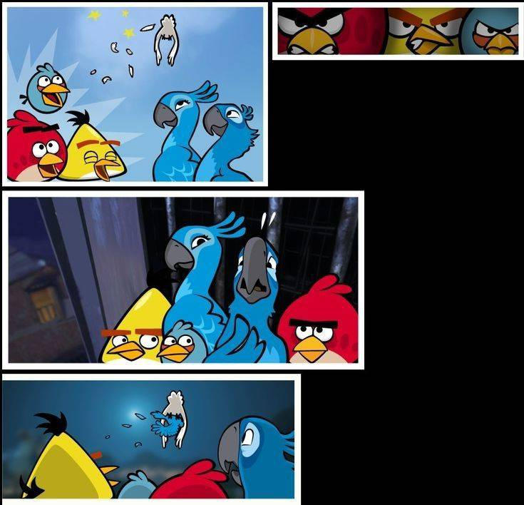 Angry Birds Rio Key Angry Bird Rio Comic #3 by farrelardanhalid on DeviantArt
