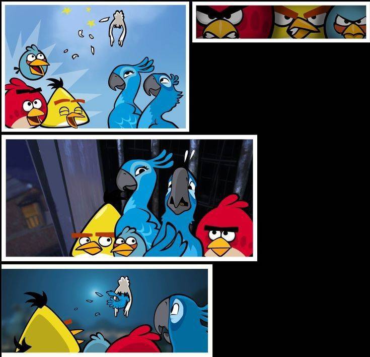 Angry Birds Rio Crossover Angry Bird Rio Comic #3 by farrelardanhalid on DeviantArt