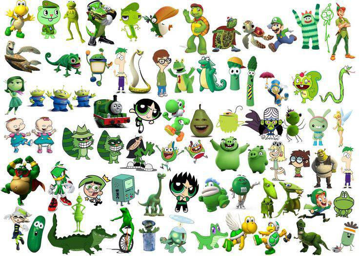 What your favourite Green Character Cartoons? by farrelardanhalid on ...