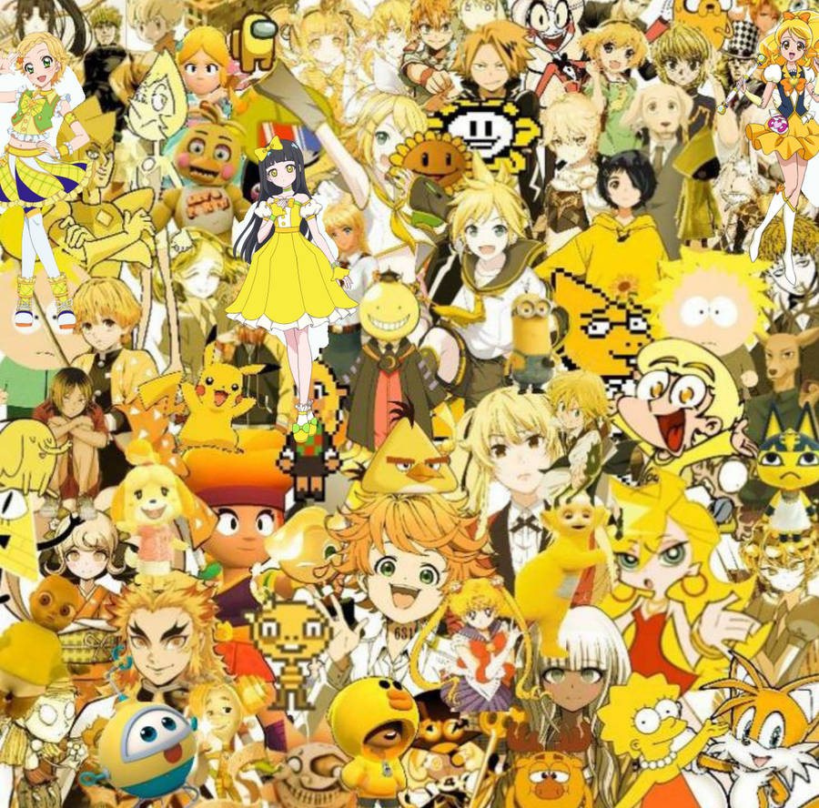 Yellow Cartoon Ruffles What your favourite Yellow Character Cartoons? by farrelardanhalid on ...