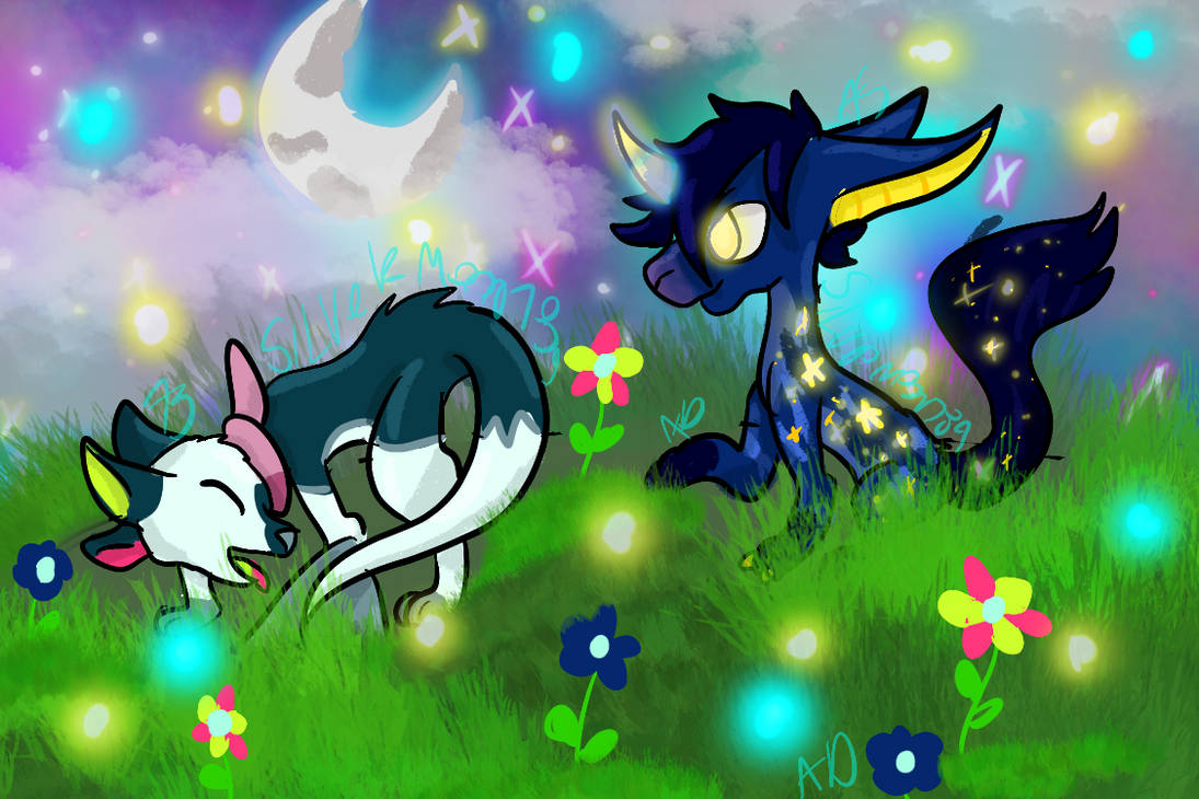Worm in galactic string by SilverMoon789 on DeviantArt