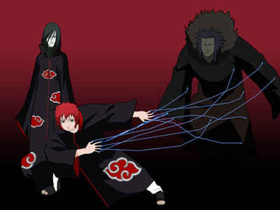 sasori orochimaru and puppet