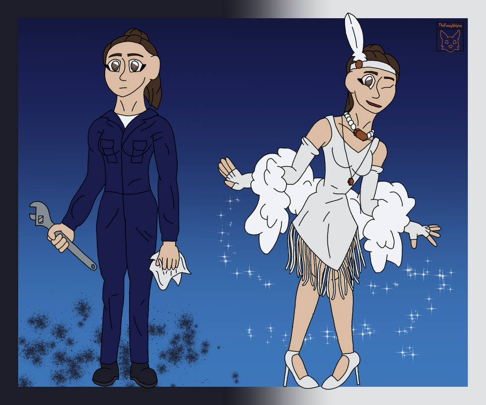 Engineer and Flapper by TheFuzzyVulpine on DeviantArt