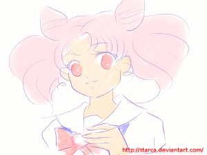 Sailor Chibimoon henshin by starca