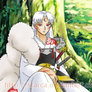 Commission animation: Sesshomaru and Rin