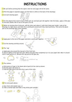 Paper Doll - INSTRUCTIONS
