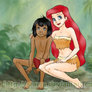 Commission animation: Mowgli and Ariel