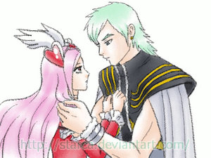 Commission kiss animation: Westar and Cure Passion