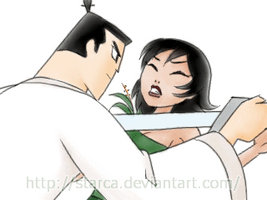 Commission kiss animation: Jack and Ashi